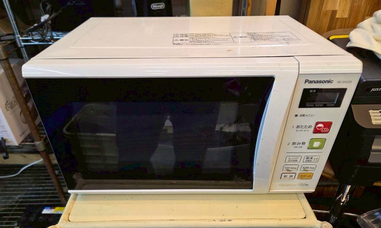 パナソニック 電子レンジ エレック NE-EH228-W ホワイト - メルカリ