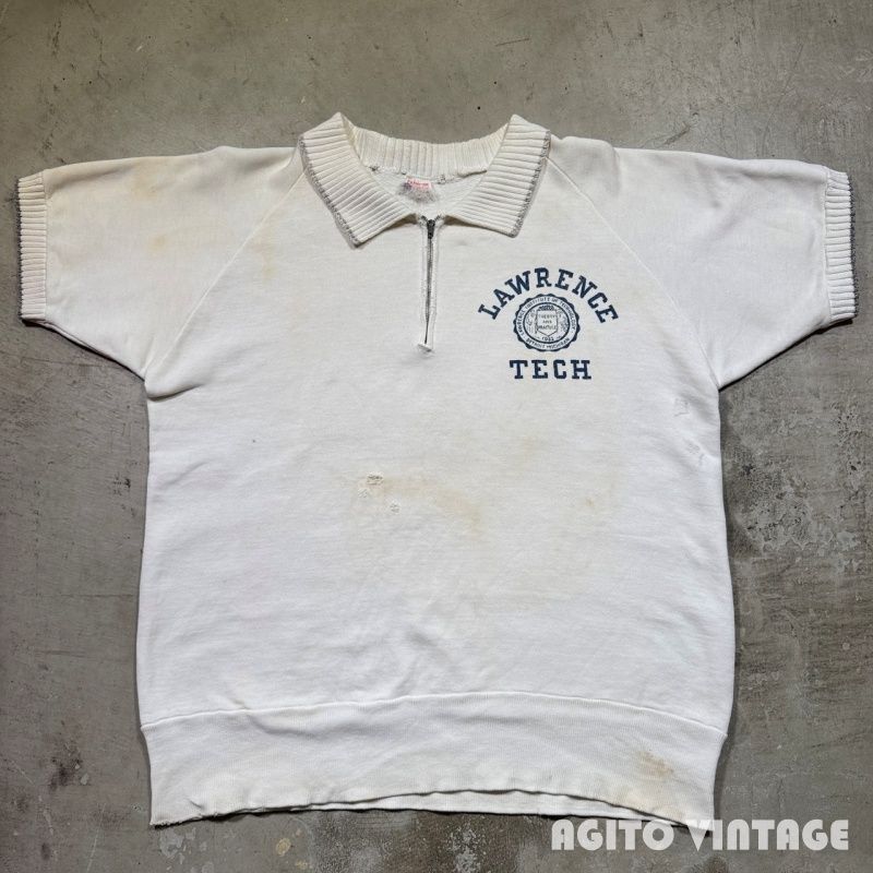 60's CHAMPION チャンピオン S/Sカレッジスウェット ランタグ LAWRENCE