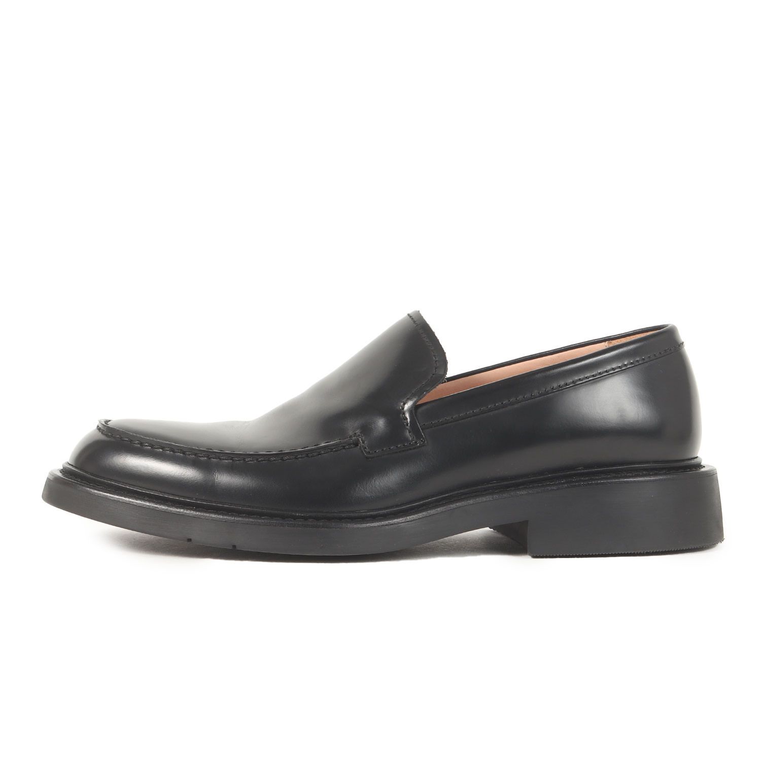 美品 BOTTEGA VENETA レザーローファー 美品】BOTTEGA VENETA ボッテガヴェネタ ブラック 黒 サイズ:42