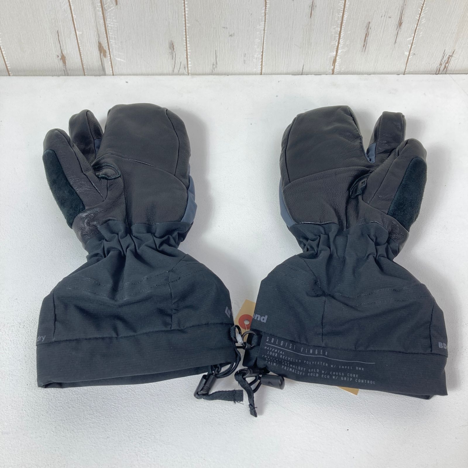 【Unisex S ブラック系】  ( ブラックダイヤモンド ) ソロイスト フィンガーグローブ Soloist Finger ポリエステル ウェア ウェア小物 グローブ 手袋 z0005 📦️Unisex S ブラック系 Black Diamond ( ブラックダイヤモンド