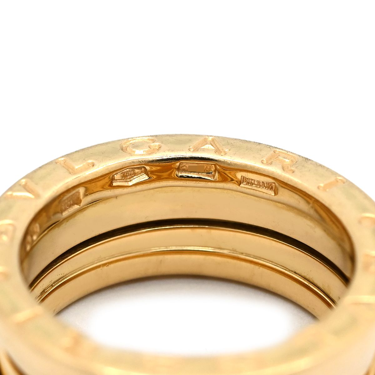 ブルガリ BVLGARI リング 指輪 ビーゼロワン B-zero1 2バンドリング 
