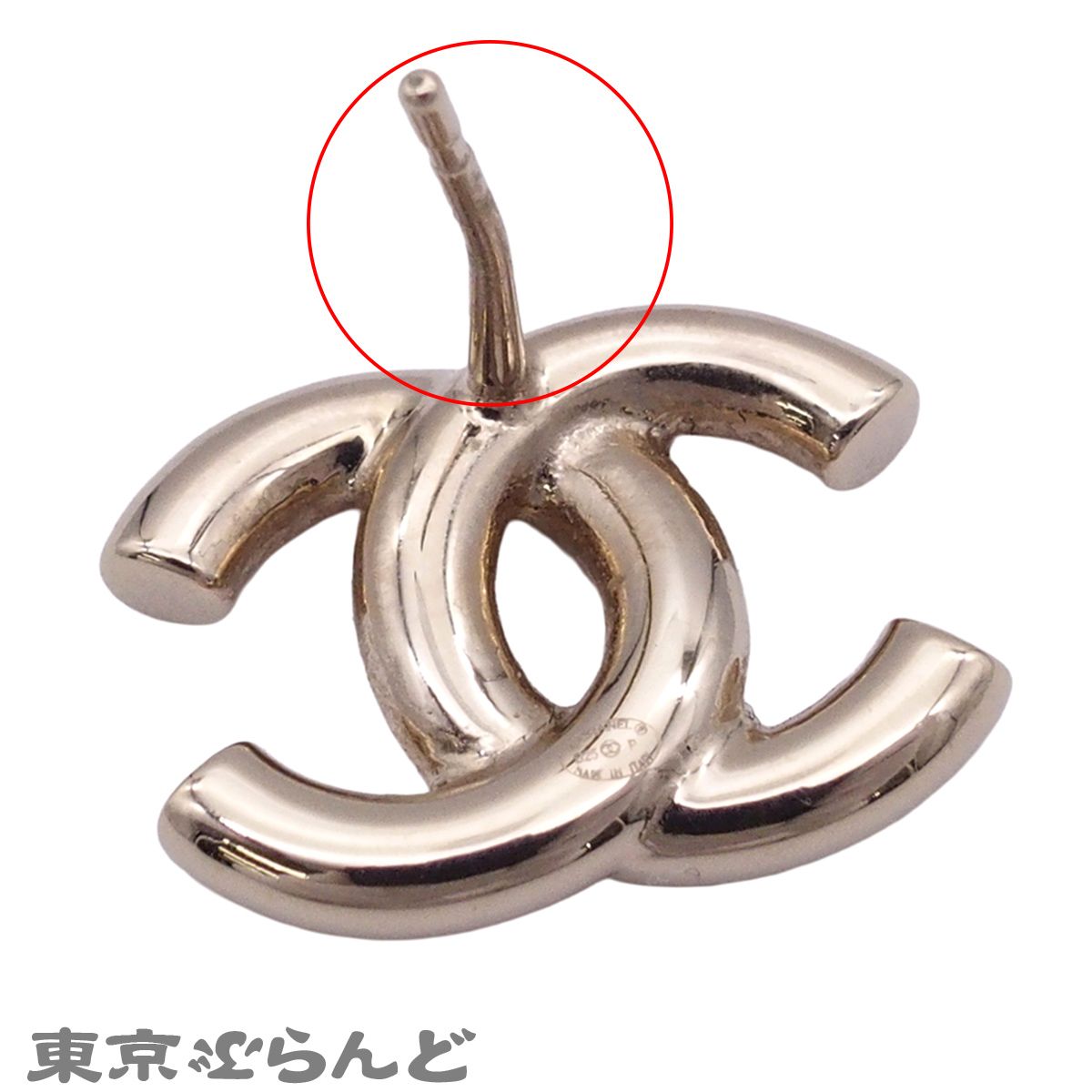 シャネル CHANEL スタッド ピアス ゴールド メタル ココマーク B25P