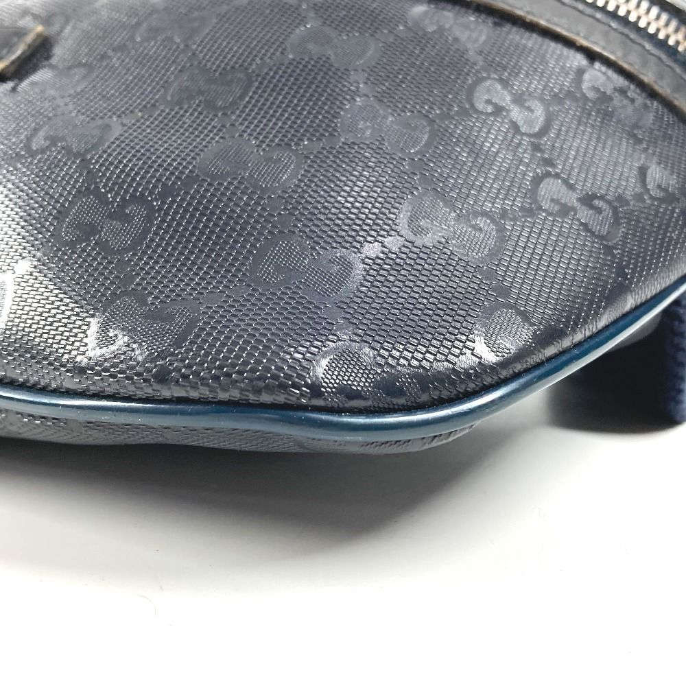 GUCCI グッチ ウエストバッグ ロゴ 233269 GGインプリメ ネイビー