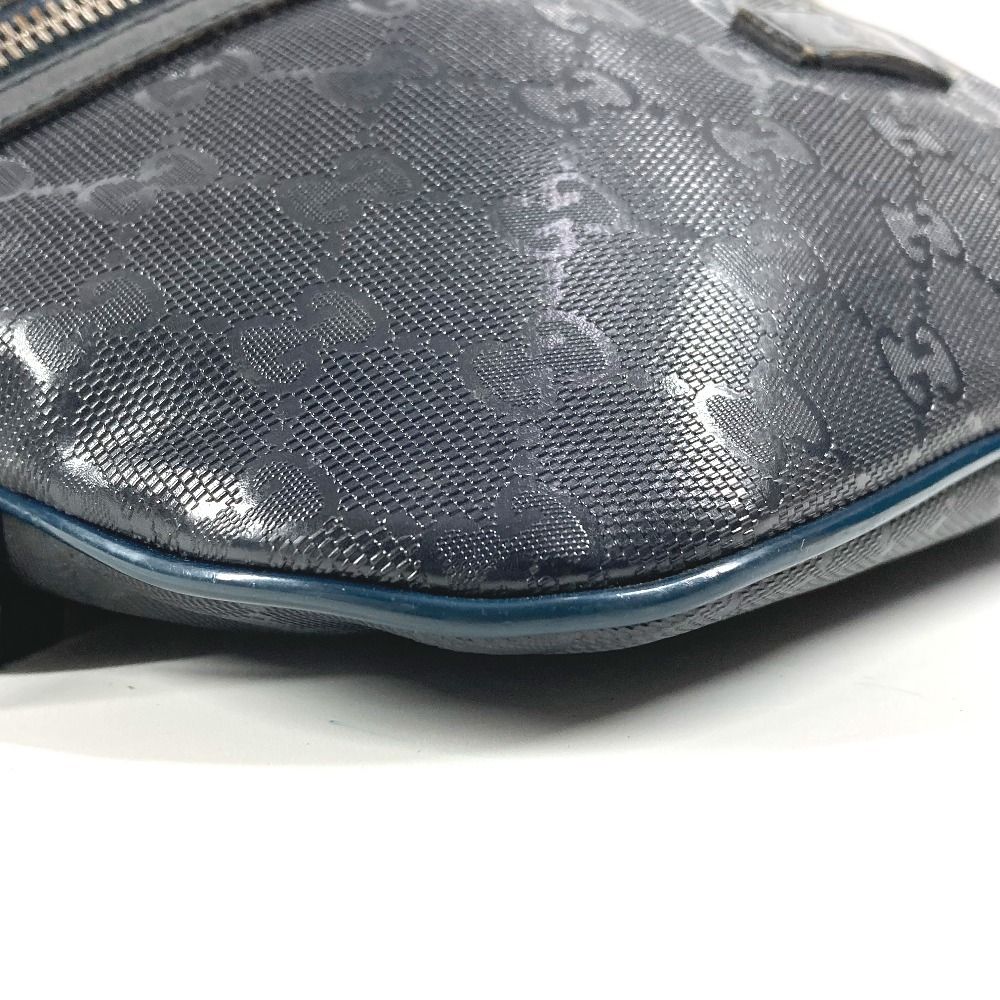 GUCCI グッチ ウエストバッグ ロゴ 233269 GGインプリメ ネイビー