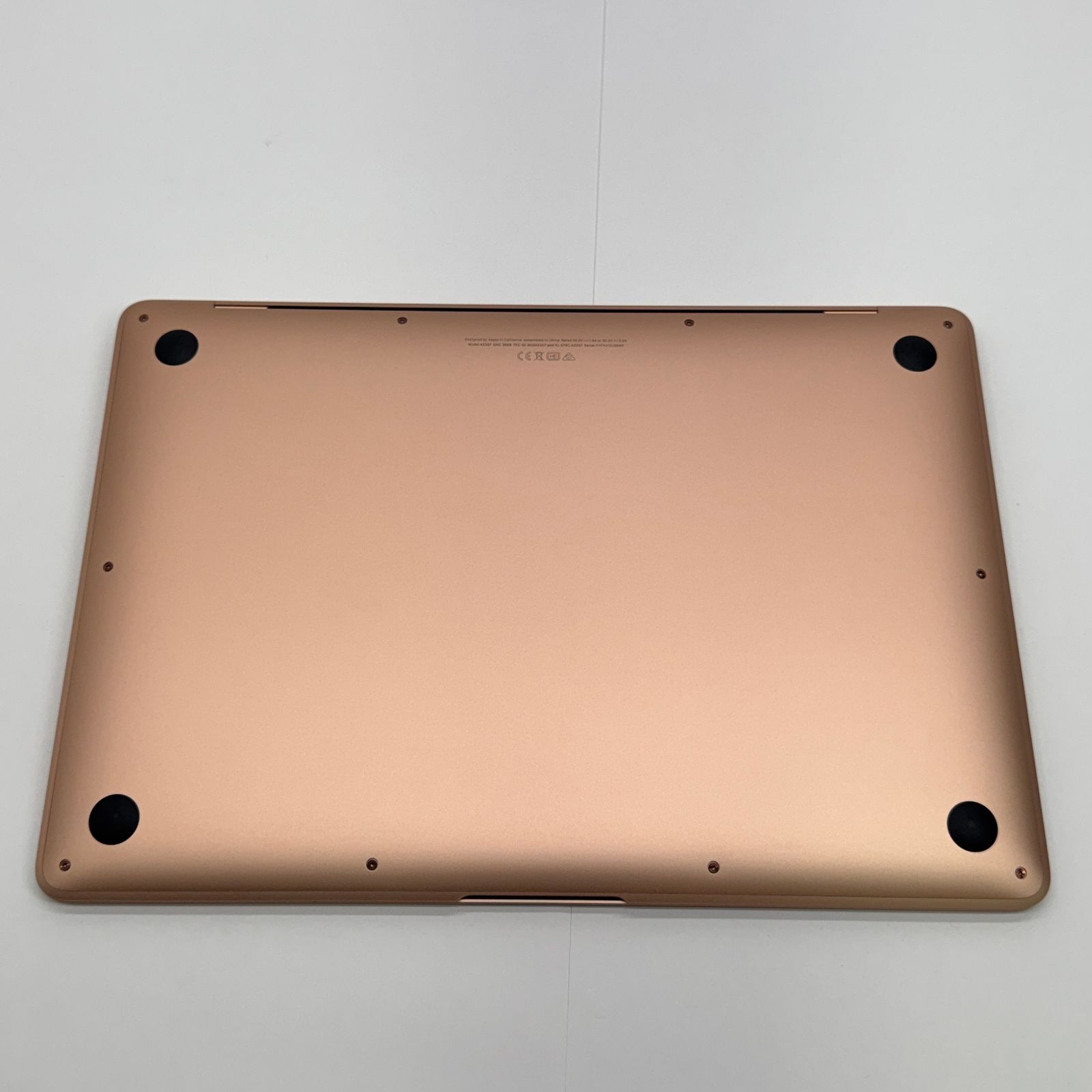 MacBook Air M1 16GB/256GB ゴールド 充放電16回 - メルカリ