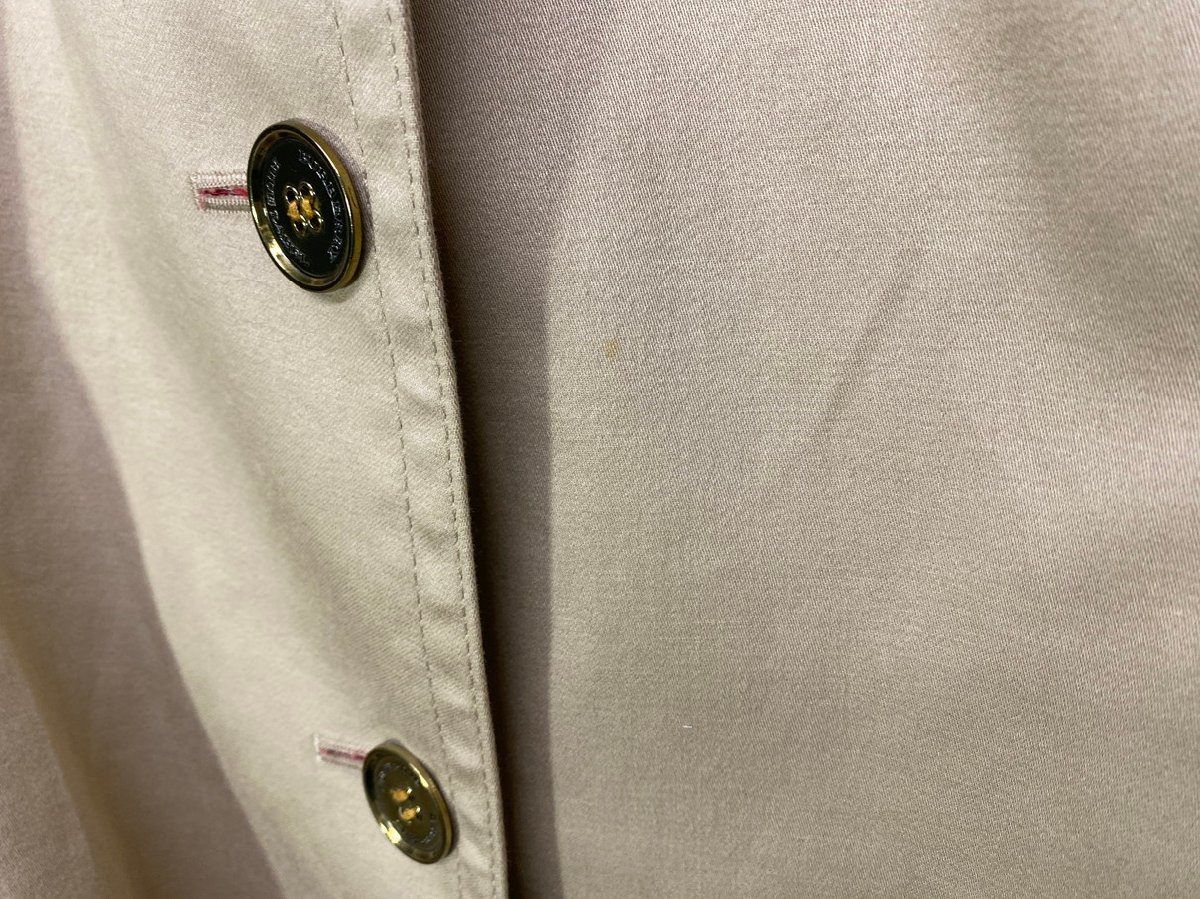 BURBERRY BLUE LABEL バーバリーブルーレーベル 金ボタン トレンチ