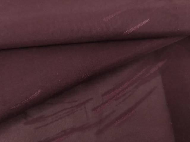 平和屋着物＊夏物　色無地　紗　葡萄色　正絹　逸品　AABJ0888cs