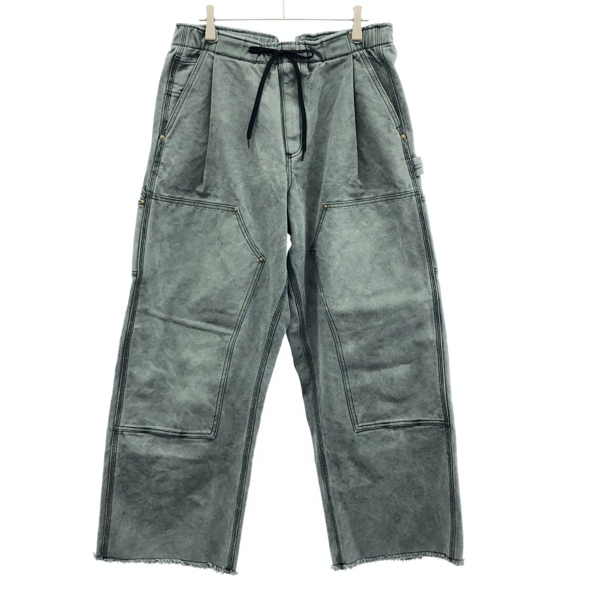 N.HOOLYWOOD エヌハリウッド 25AW TUCK PANTS  ダブルニーダックペインターパンツ 2252-CP71-038 ブルーグレー系 36 N.HOOLYWOOD エヌハリウッド 25AW TUCK PANTS ダブルニーダック