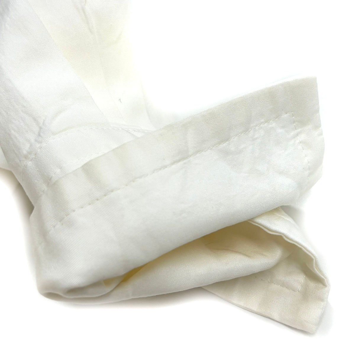 BLAMINK ブラミンク P C/SI CN B/ZIP LSL コットンシルクブラウス