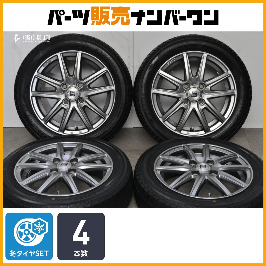 【スペーシア N-BOX 等に】SEIN 14in 4.5J +45 PCD100 ヨコハマ アイスガード iG50PLUS 155/65R14 デイズ アルト ワゴンR ミラ ムーブ