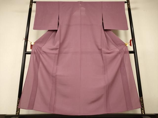 平和屋着物＊夏物　色無地　絽　鴇浅葱色　正絹　逸品　AABJ2416jd