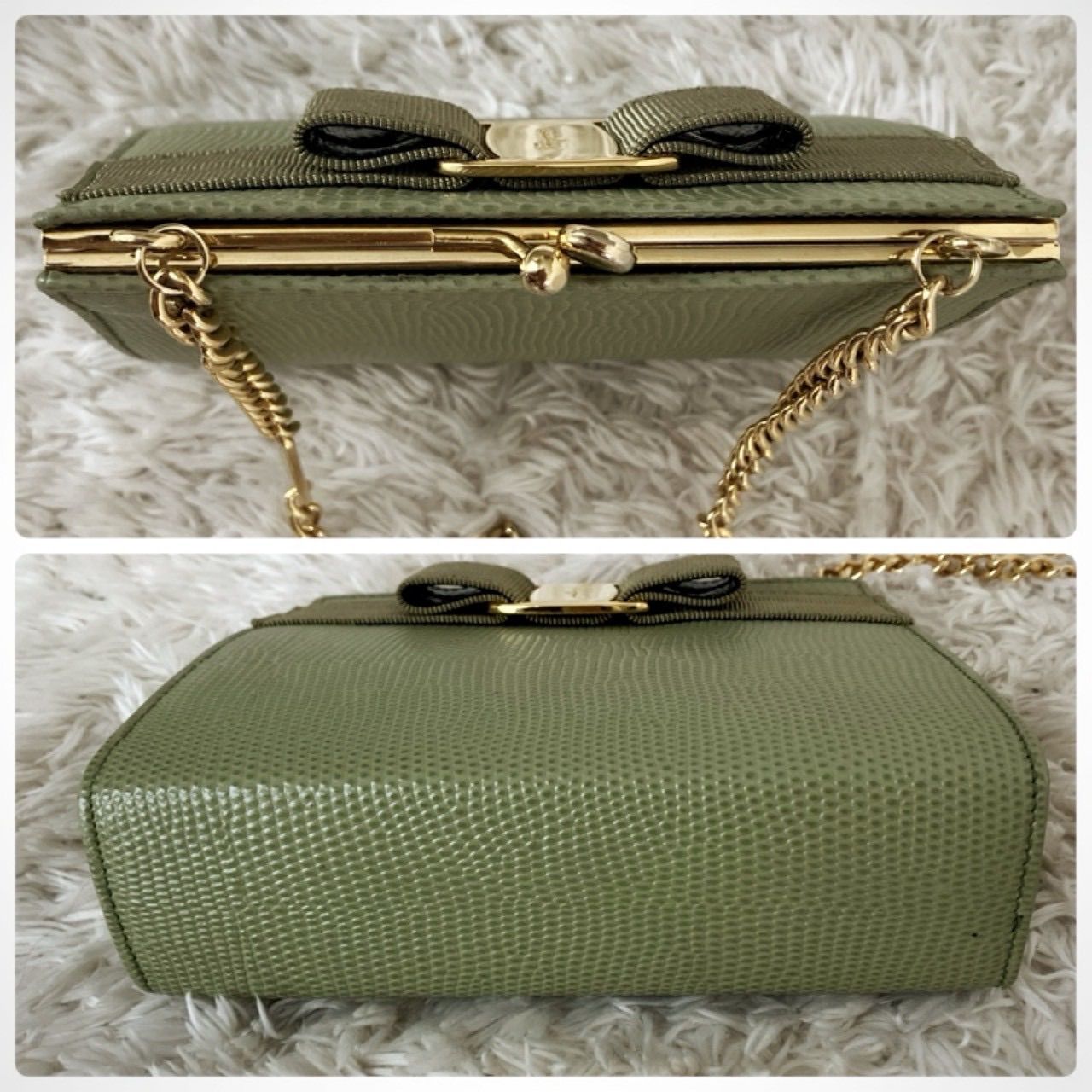 Salvatore Ferragamo フェラガモ ヴァラリボン ミニショルダーバッグ