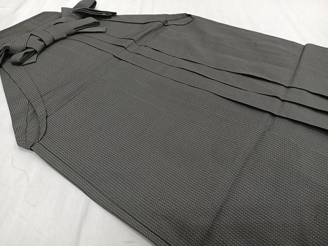 平和屋着物＊夏物 男性 行灯袴 涅色 正絹 逸品 CABH5213xi