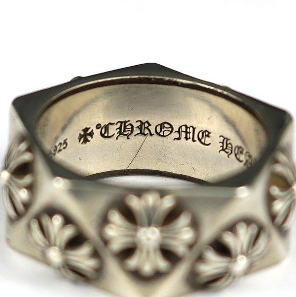 CHROME HEARTS 新宿店 クロムハーツ ペンタゴン CHプラス リング 指輪 メンズ シルバー SV925 約23号 31294 CHROME HEARTS 新宿店 クロムハーツ ペンタゴン CHプラス リング 指輪