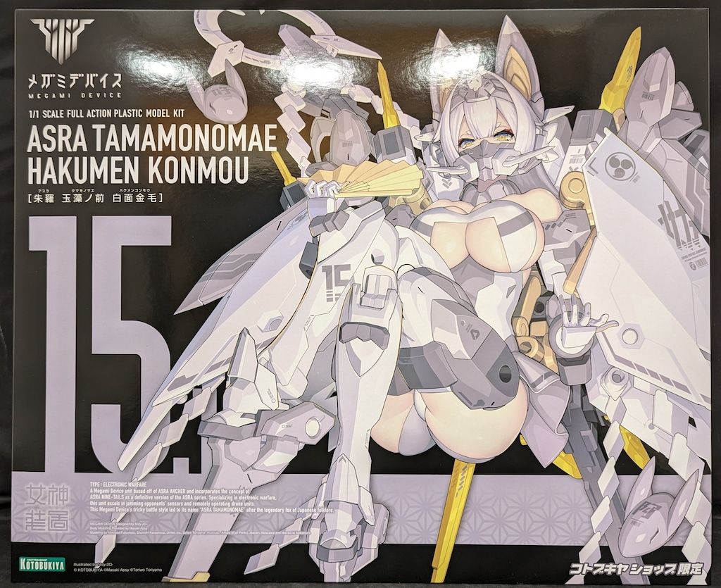 コトブキヤ メガミデバイス 朱羅 玉藻ノ前 白面金毛/特典パーツ付 KP719