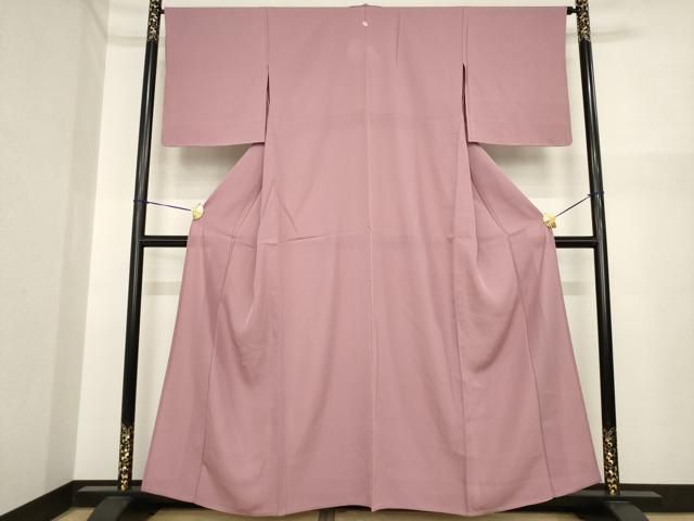 平和屋着物＊夏物　色無地　絽　梅鼠色　正絹　逸品　未使用　AABI7521ck