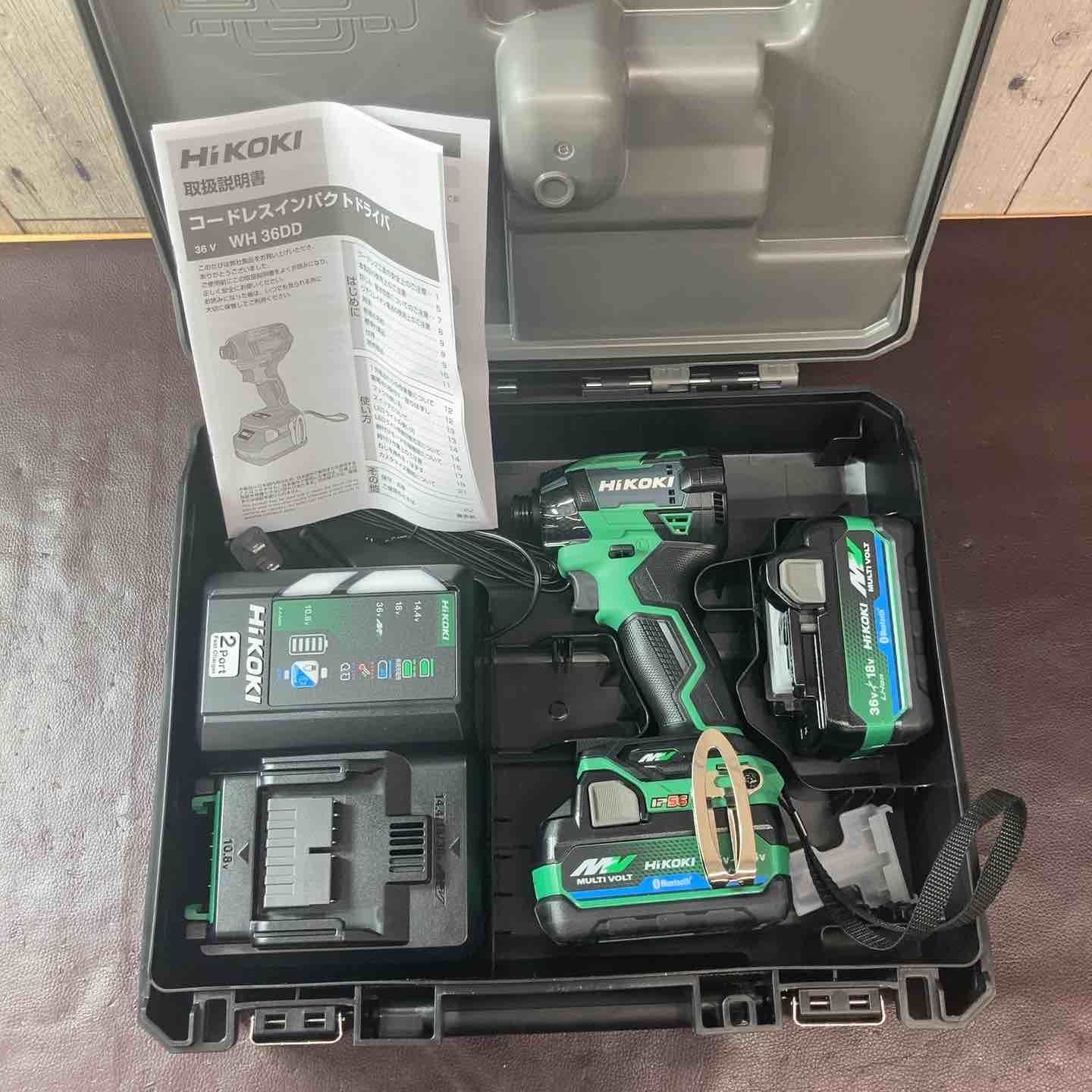 【未使用(店頭展示品)】ハイコーキ(HIKOKI ※旧:日立工機) コードレスインパクトドライバ アグレッシブグリーン WH36DD(2XHLSZ)【東大和店】 28,600円