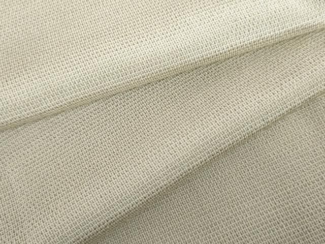 平和屋着物▽本塩沢　単衣　蚊絣　正絹　逸品　AABI7264cs