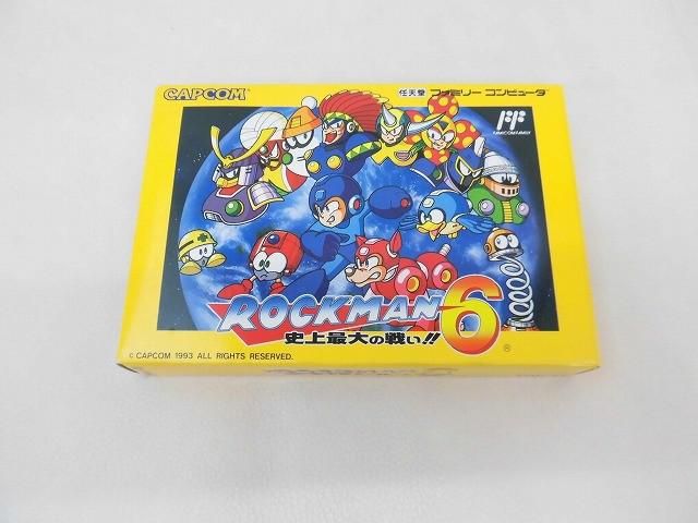 中古品 ゲーム ファミコン ソフト ロックマン6 史上最大の戦い！！ 箱