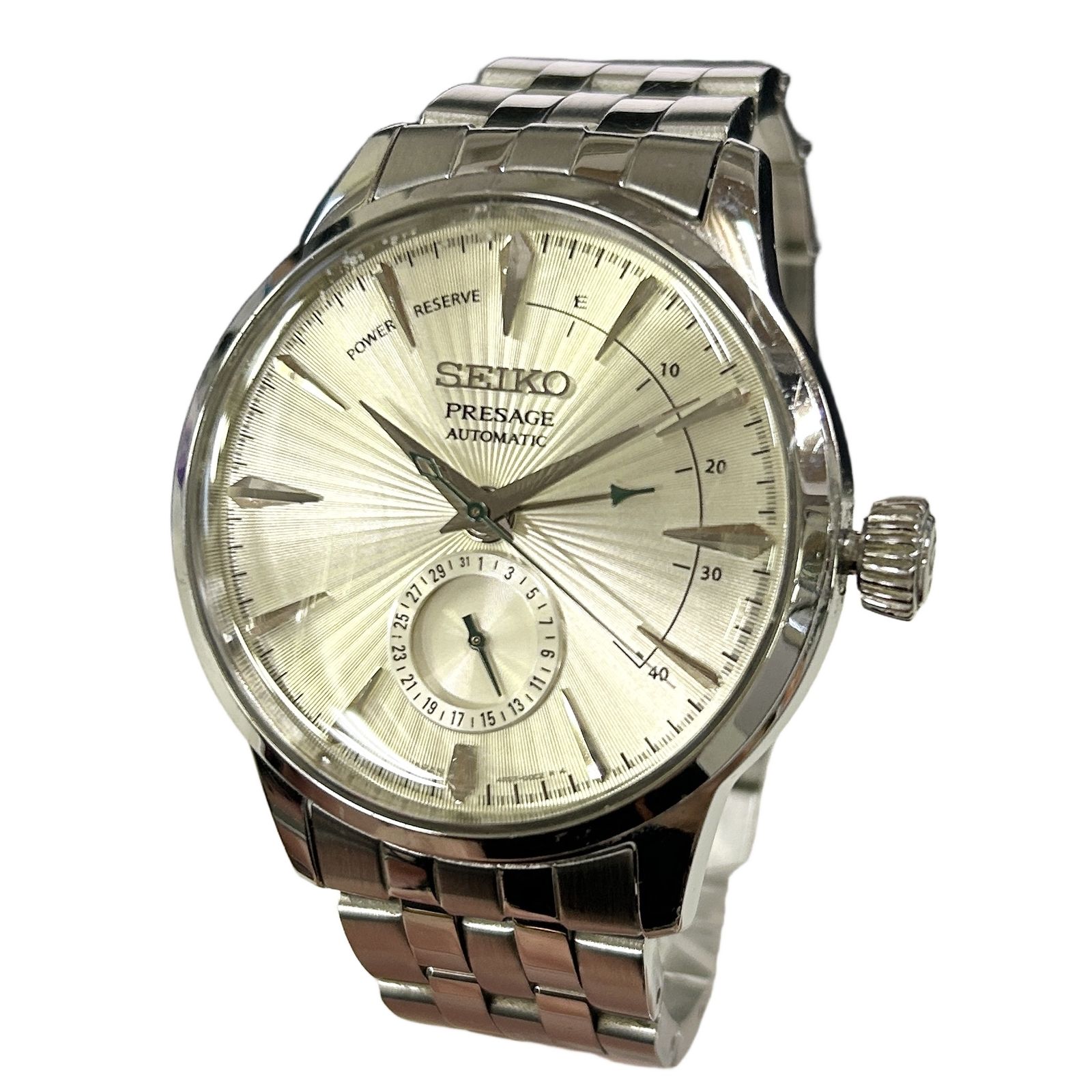 セイコー SEIKO プレサージュ PRESAGE 4R57-00E0 自動巻き メンズ 腕時計 アナログ 稼働品 日本製 一般中古 T11235455
