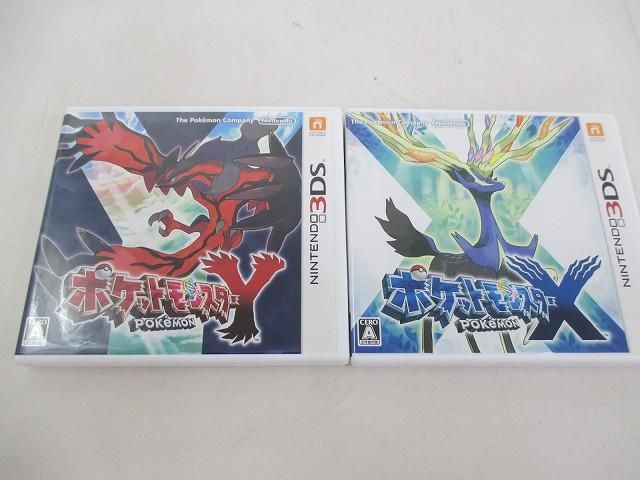 中古品 ゲーム ニンテンドー3DS ソフト 2点 ポケットモンスター X Y
