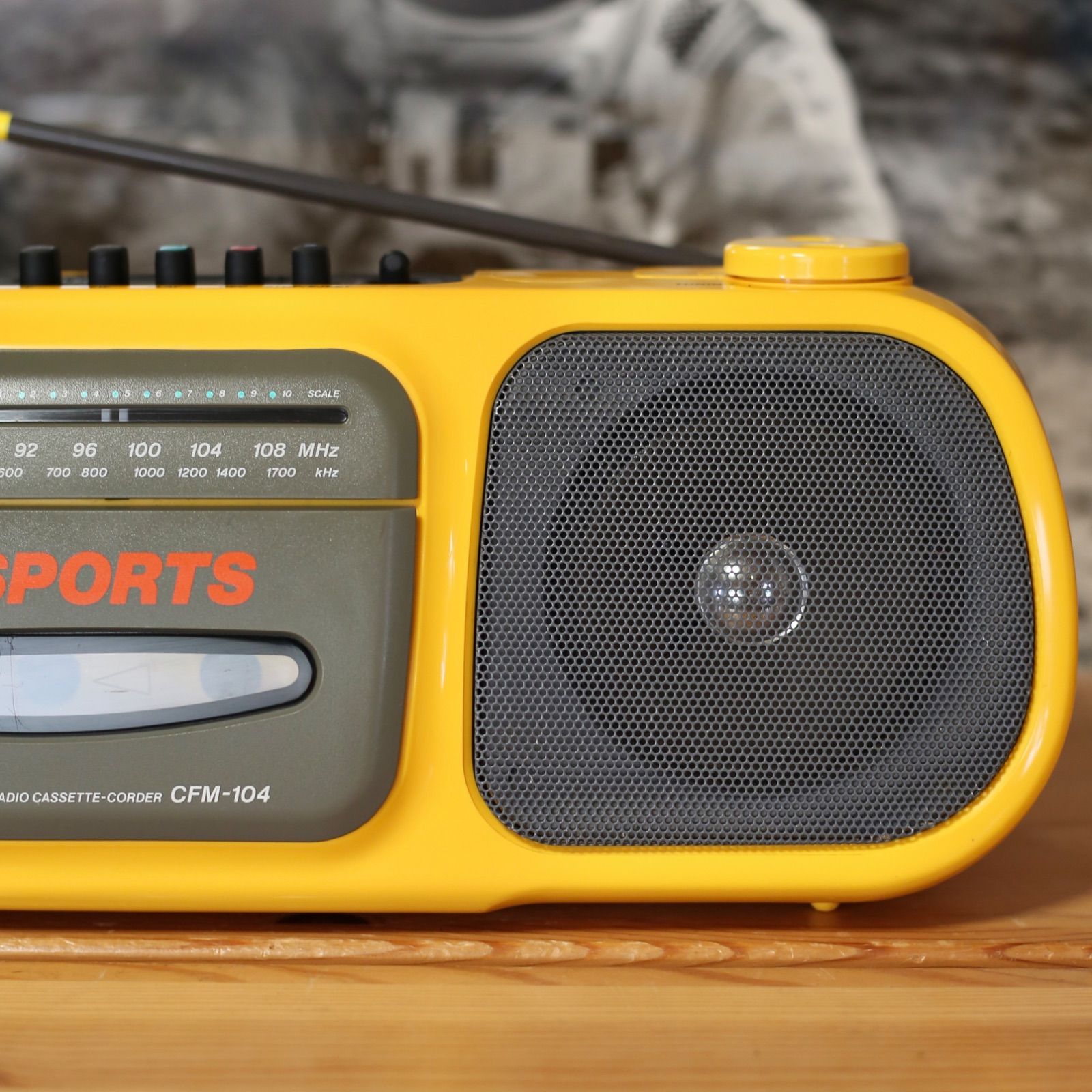 SONY SPORTS CFM-104 モノラルラジカセ 整備済 動作品 - メルカリ