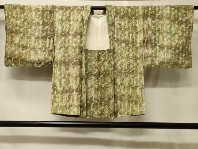 平和屋着物＃羽織　亀甲つなぎ　暈し染め　正絹　逸品　CABF8987in