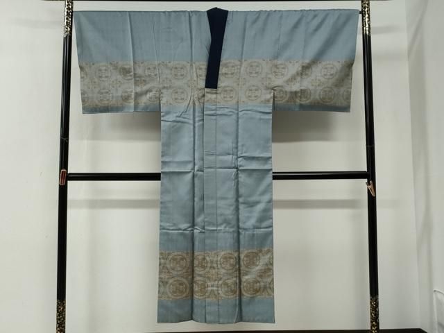 平和屋着物○男性 本場大島紬 アンサンブル・長襦袢セット 100亀甲 総