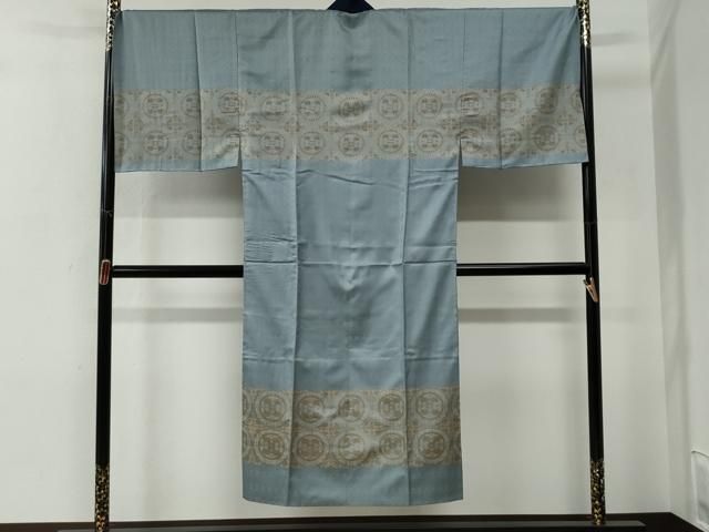 平和屋着物○男性 本場大島紬 アンサンブル・長襦袢セット 100亀甲 総