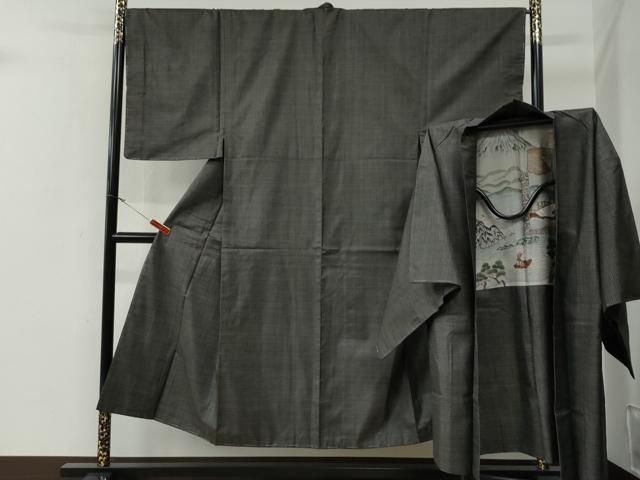 平和屋着物●男性　本場大島紬　アンサンブル　100亀甲　総詰め　正絹　逸品　未使用　CABG0097yc