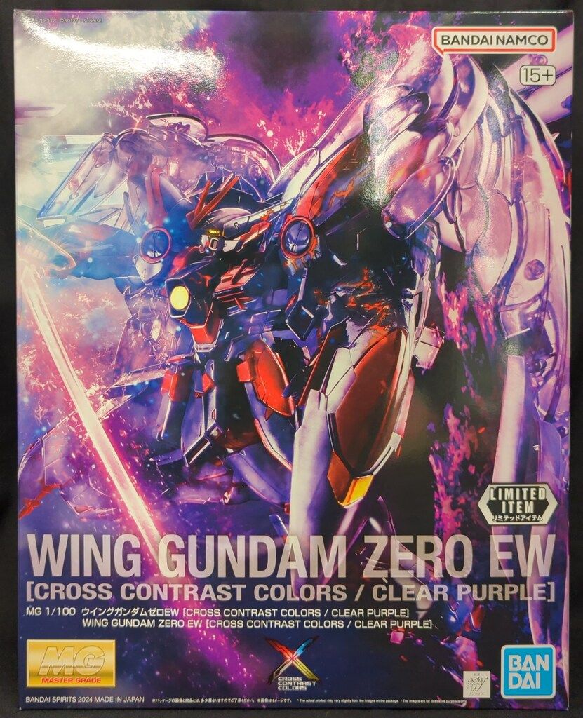 BANDAI SPIRITS MG 1/100 機動戦士ガンダムW ウイングガンダムゼロEW [CROSS CONTRAST COLORS / CLEAR PURPLE] LIMITED