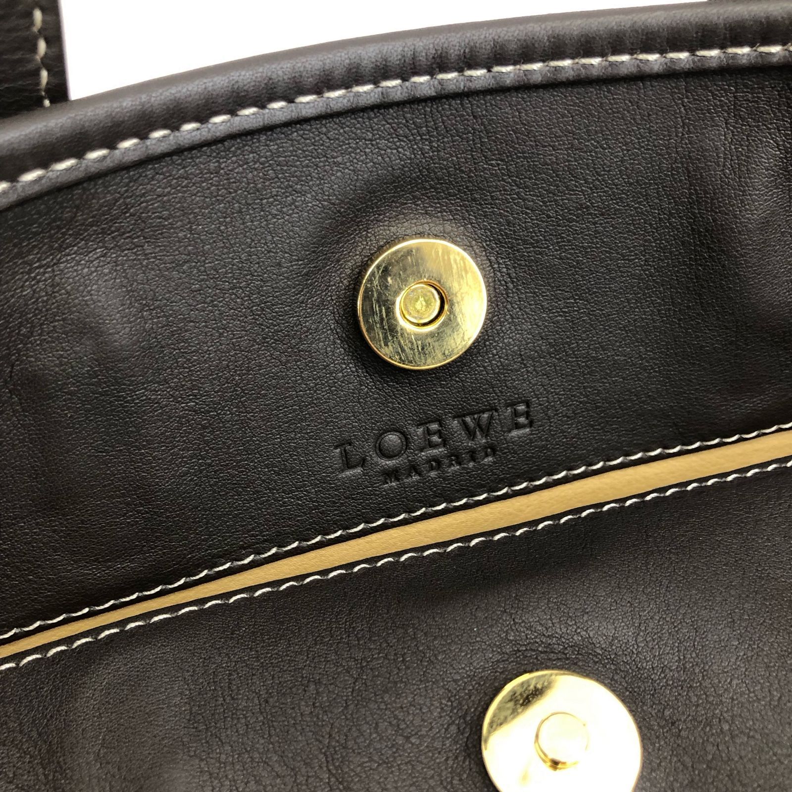 LOEWE ロエベ スエードトートバッグ ハンドバッグ ベージュ 保存袋付 