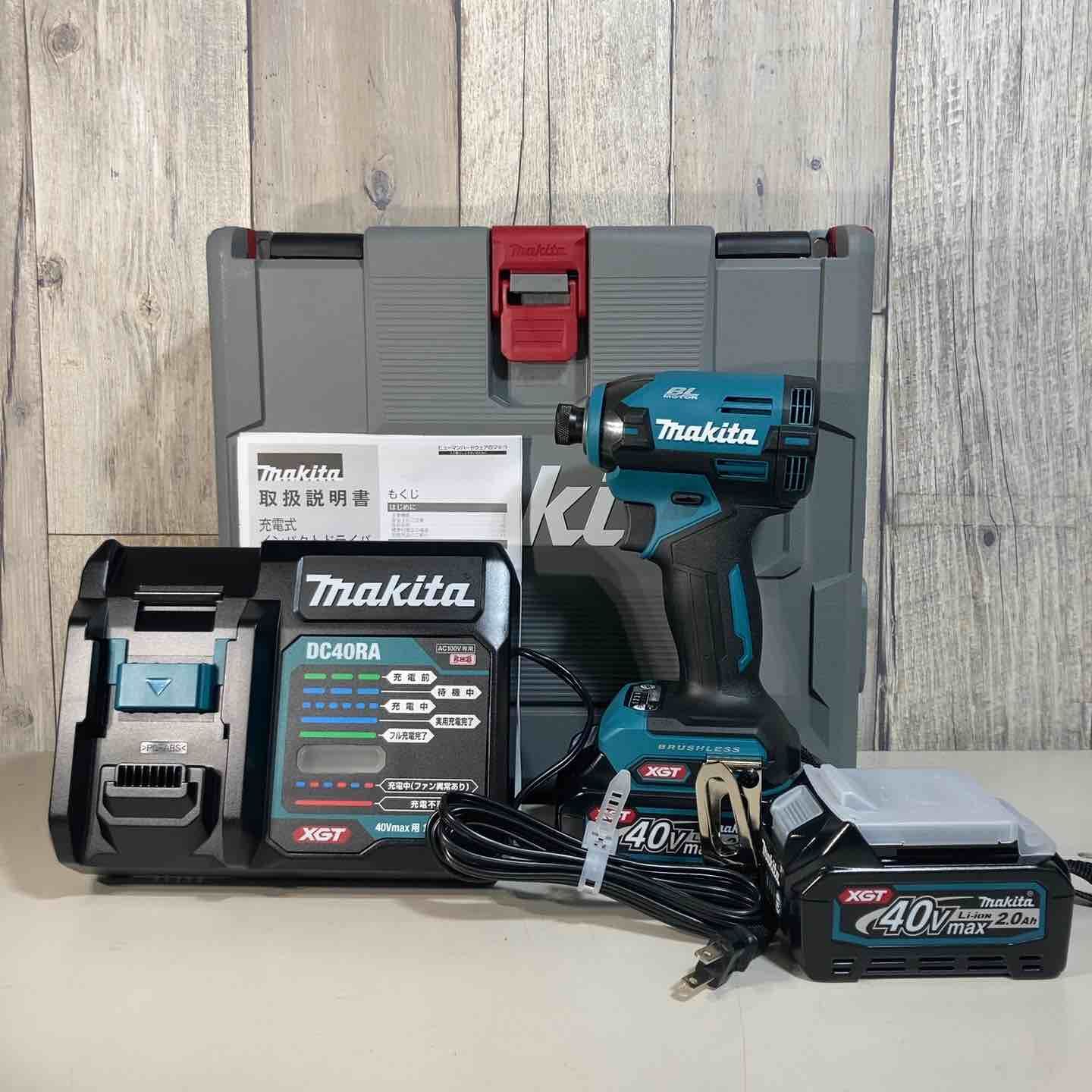 ★マキタ(makita) コードレスインパクトドライバ TD003GRAX バッテリー2個付属 純正品【戸田店】