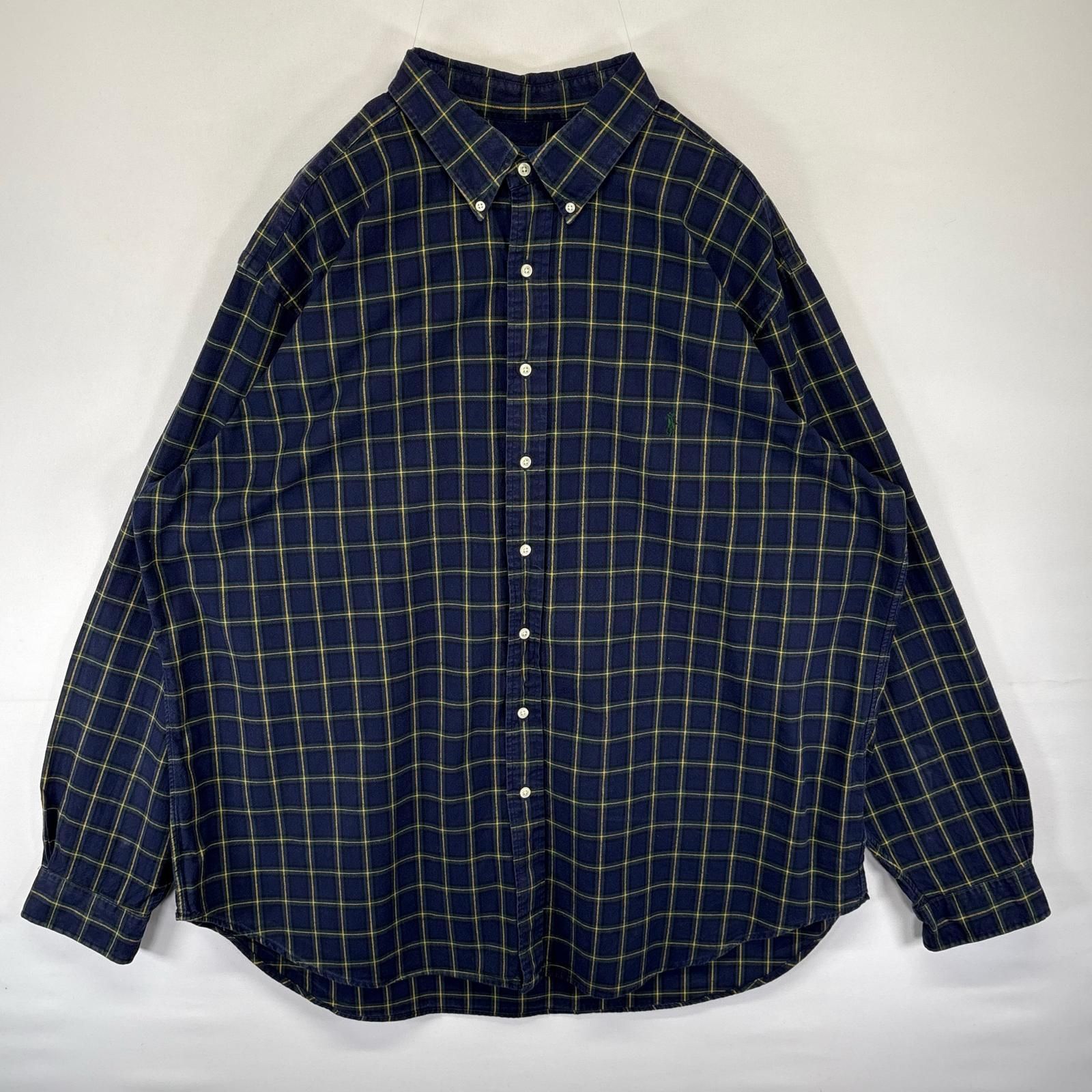 古着 ラルフローレン Ralph Lauren 長袖シャツ ボタンダウン ワン 