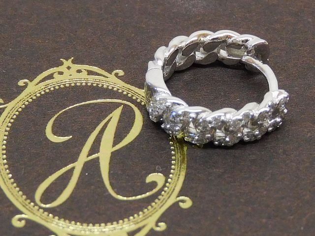 3F 美品 AVALANCHE アヴァランチ アバランチ ■ 片耳用 ダイヤモンド シルバー マイアミピアス 13mm ATFE-0013-DIA □ 8E マ1000