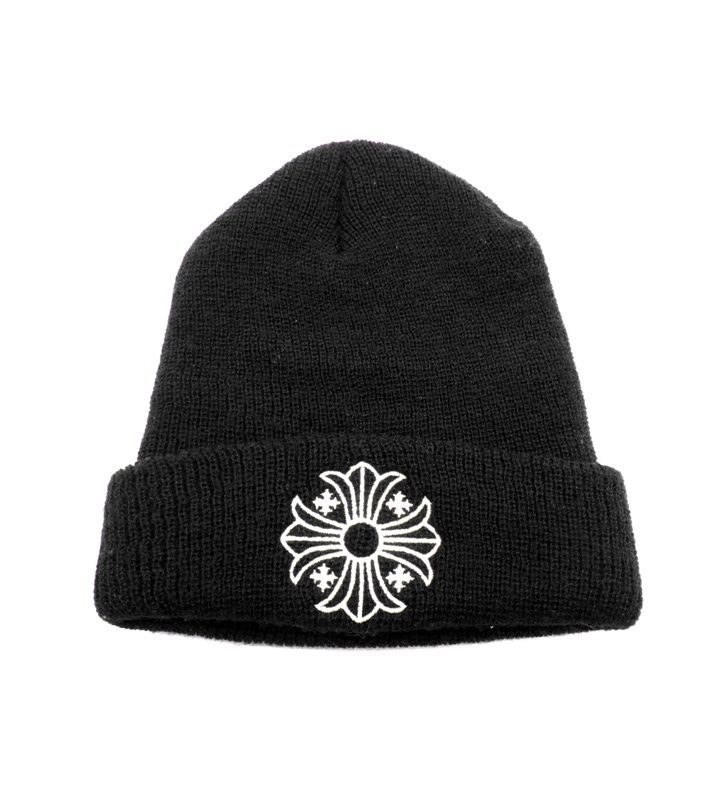 クロムハーツ CHROME HEARTS 【 WOOL WATCH CAP 】 CH プラス 刺繍 ウール ワッチ ビーニー ニット キャップ 50795