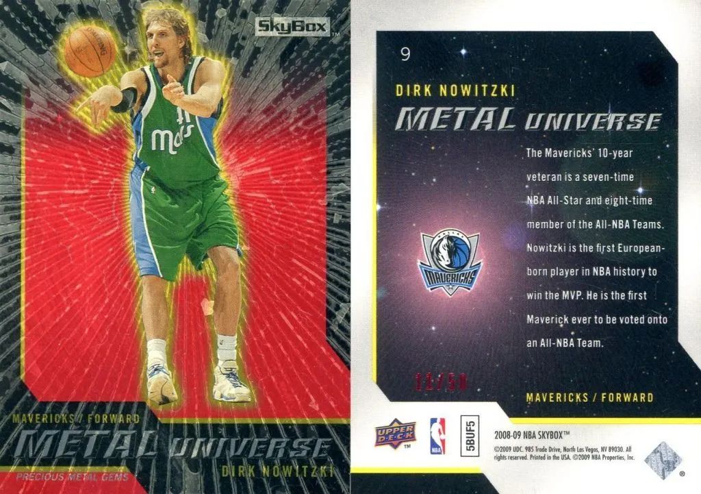 【中古】スポーツ 9[Base]：Dirk Nowitzki(パラレル)(/50)
