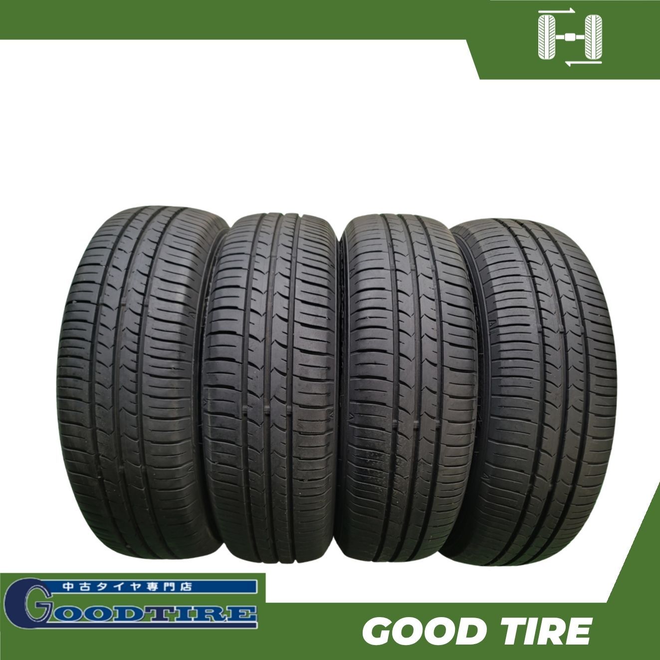 7675）165/65R14 グッドイヤー EFFICIENT 4本 夏用 メーカー公式