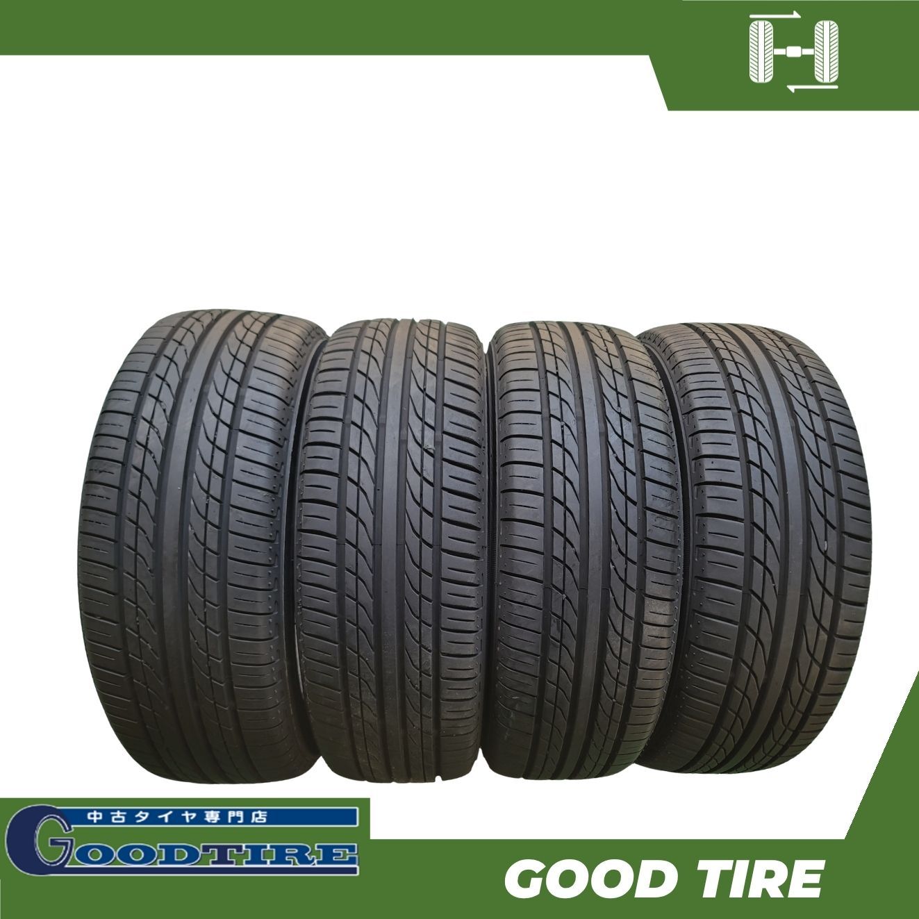 165/55R14 PRACTIVA PRACTIVA 2024年製 4本 夏用 8.5分山 中古タイヤ タイヤ ライフ ゼスト ワゴンR タント（7673）
