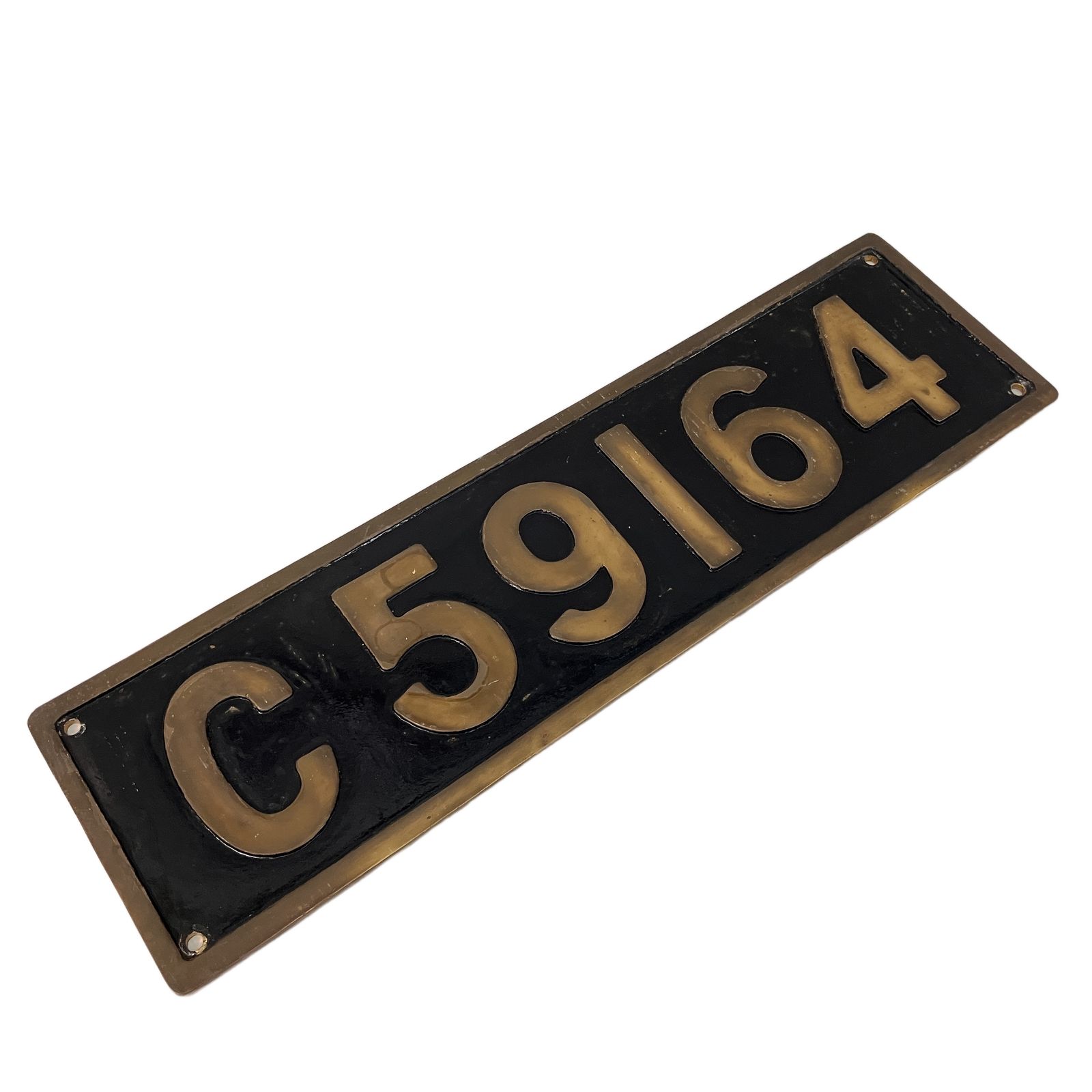 国鉄 C59 164 SL ナンバープレート 蒸気機関車 鉄道 中古 Z11320785