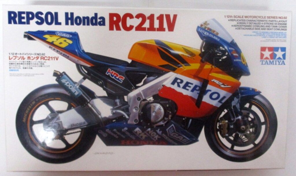 タミヤ 1/12 オートバイシリーズNo.92 レプソル ホンダ RC211V 14092