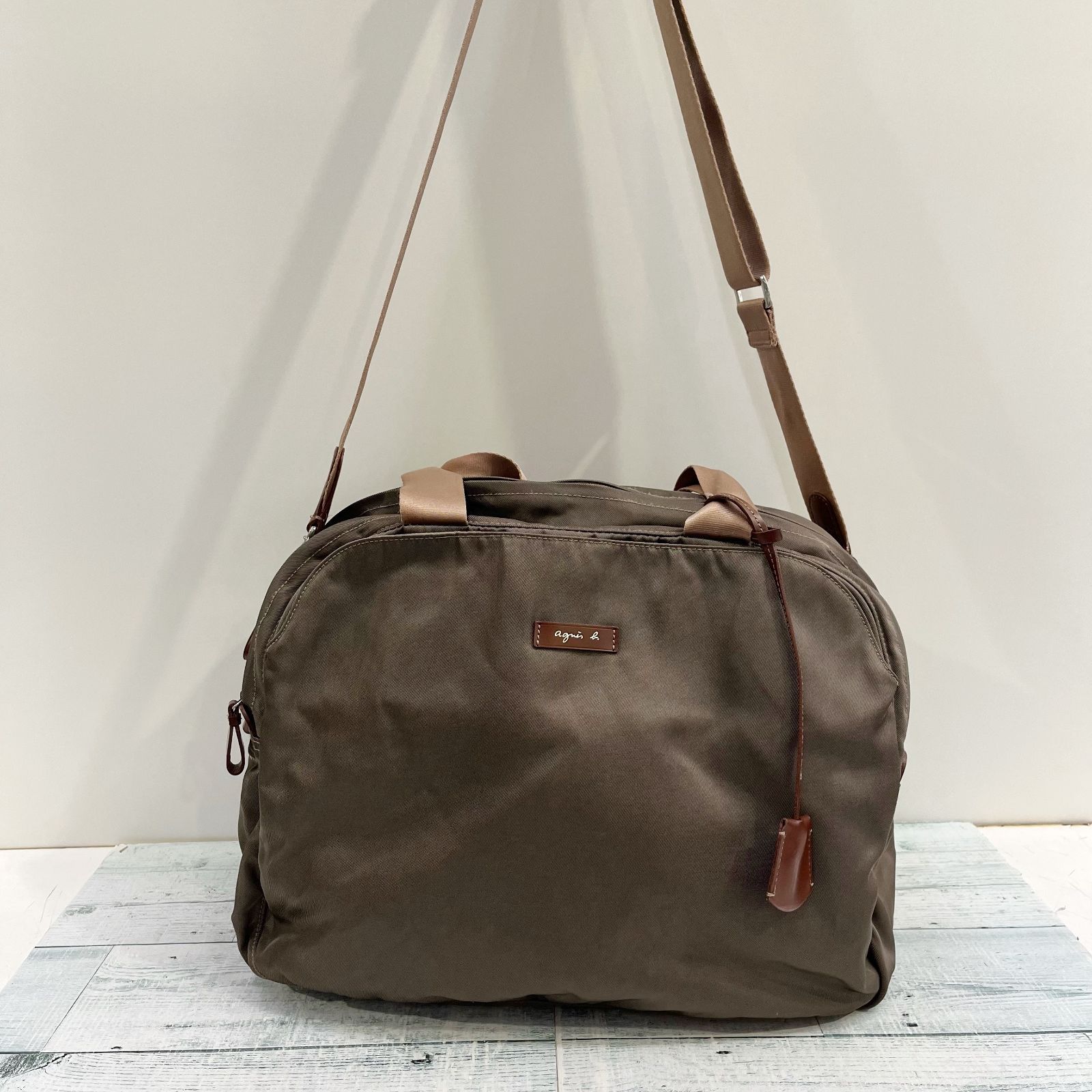 agnes b. VOYAGE アニエスベー ボヤージュ 2way ショルダー ボストン 