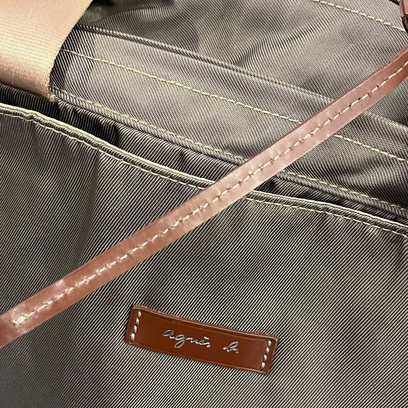 agnes b. VOYAGE アニエスベー ボヤージュ 2way ショルダー ボストン