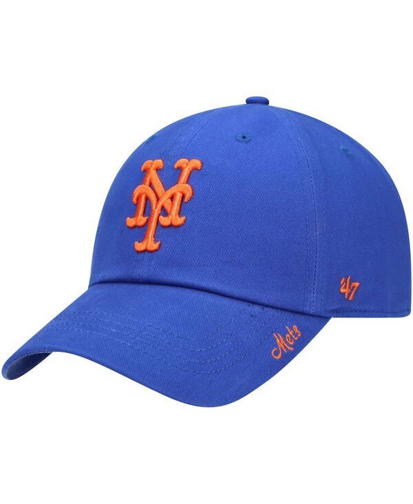 47 ブランド レディース アクセサリー 帽子 47 Brand Womens Royal New York Mets Teamiata Clean Up Adjustable Hat Royal