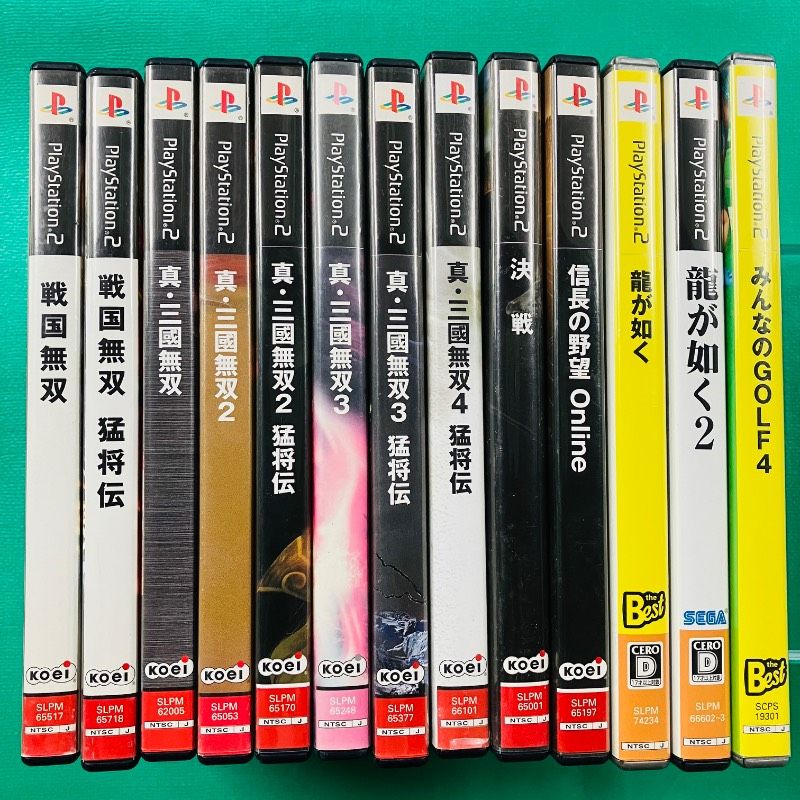 ジャンク品 25枚 Nセット】PS2 まとめ売り 戦国無双 三國無双 決戦