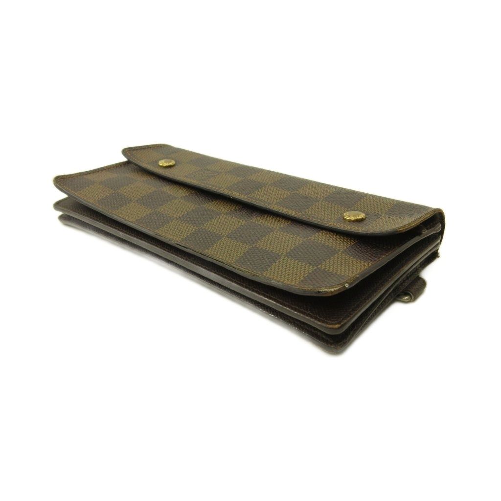 【セール中】ルイヴィトン ダミエ ポルトフォイユ アコルディオン 長財布 レザー ルイヴィトン LOUIS VUITTON ダミエ ポルトフォイユアコルディオン 長