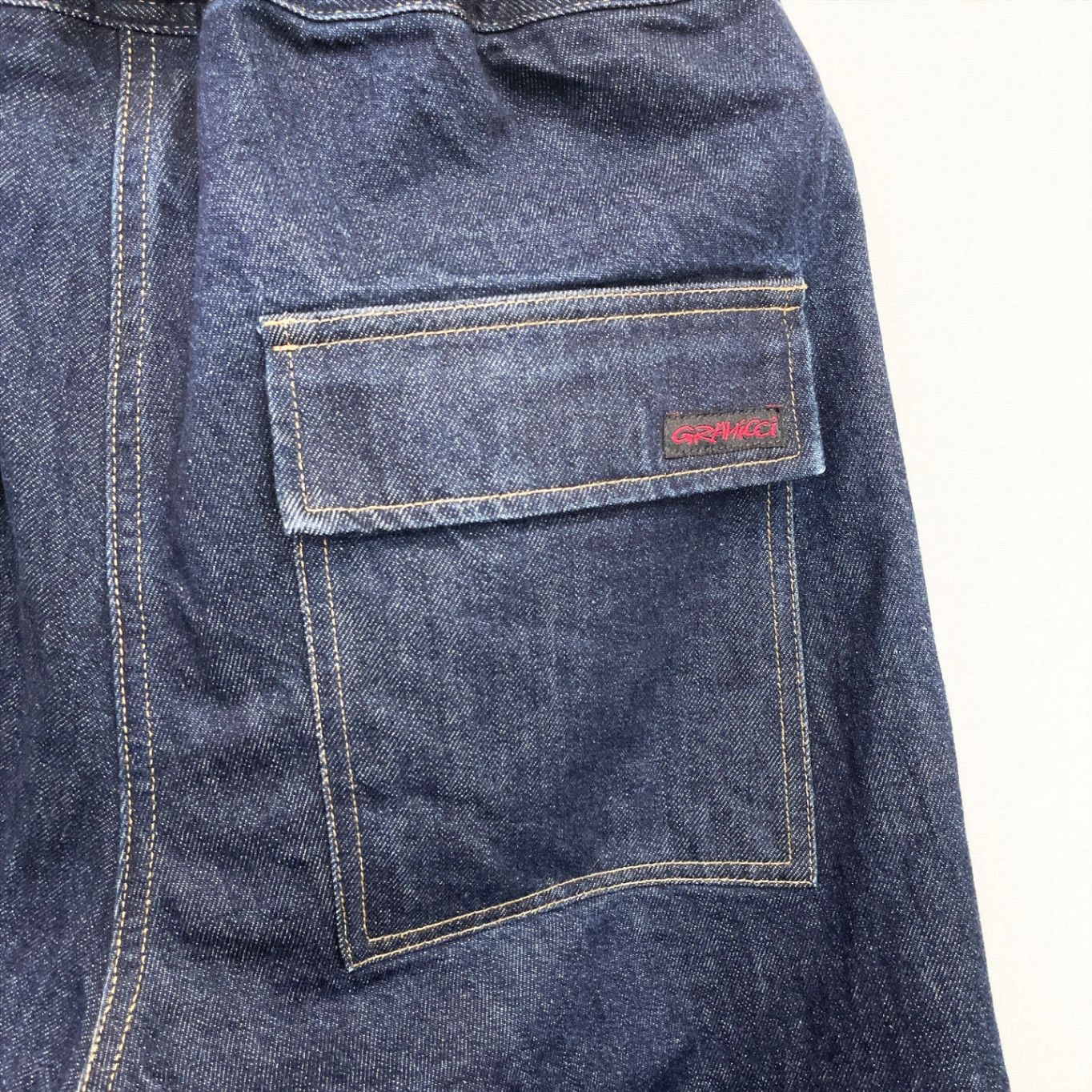 メンズ GRAMICCI × BEAMS WIDE DENIM CLIMBING PANTS グラミチ 