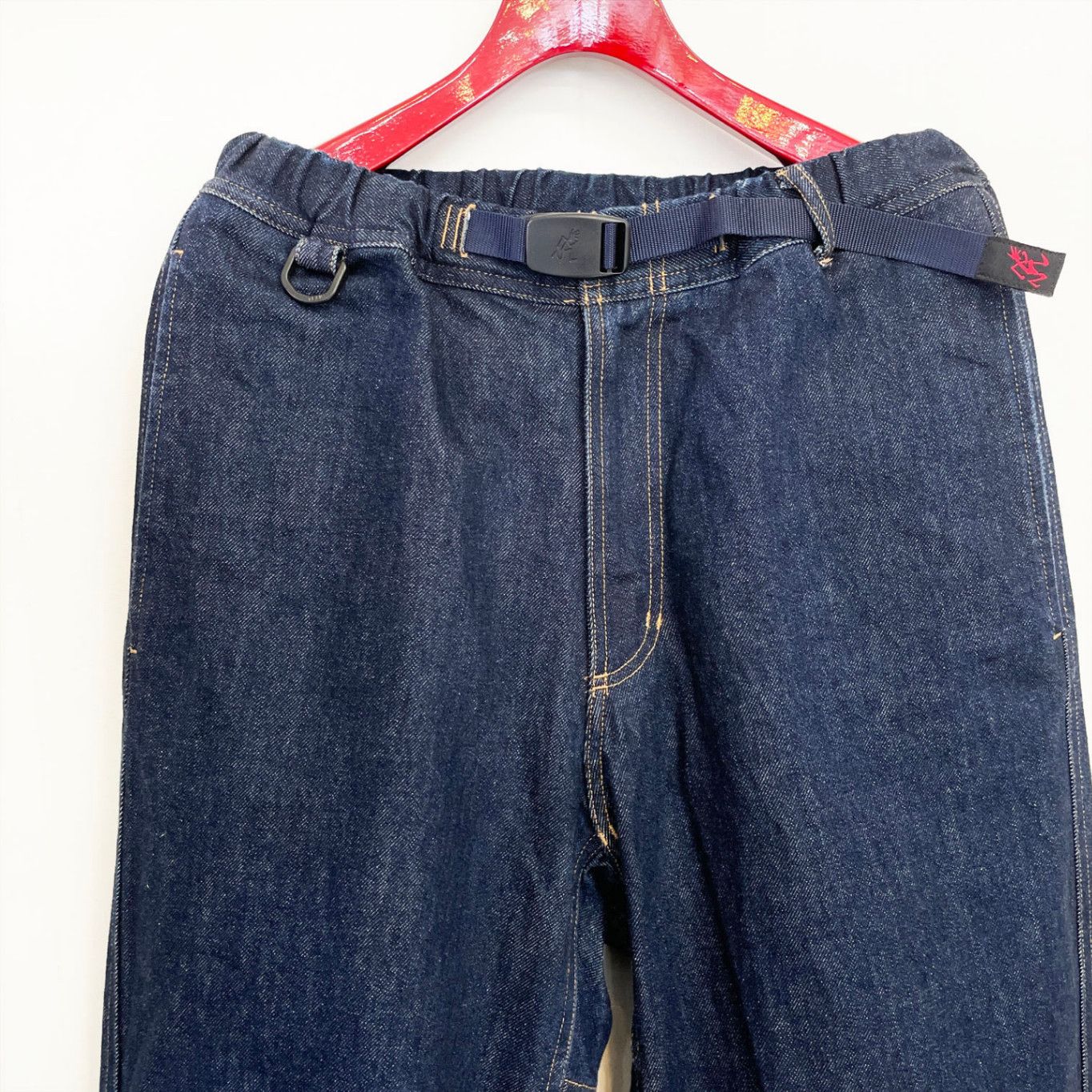 メンズ GRAMICCI × BEAMS WIDE DENIM CLIMBING PANTS グラミチ 