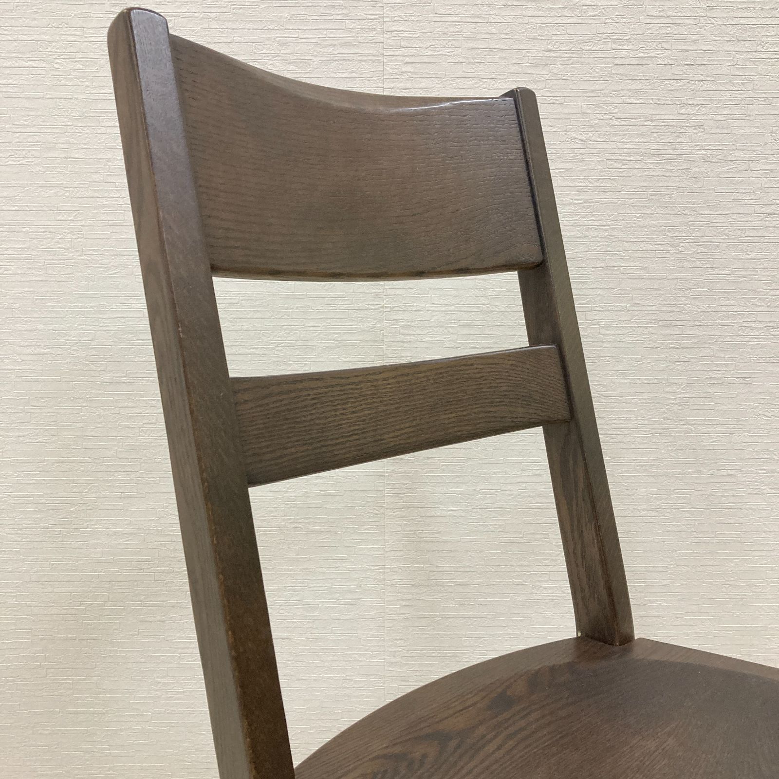 浜本工芸】オーク材 ダイニングチェア 椅子 2脚セット 天然木 - メルカリ
