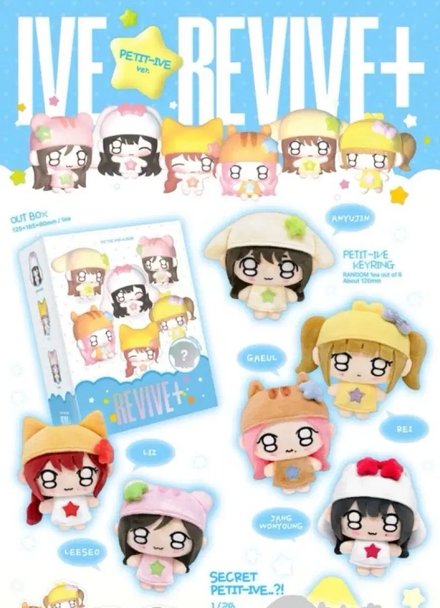 IVE ウォニョン ぬいぐるみ トレカ PETIT-IVE REVIVE+ - シークレット 